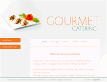 Tablet Screenshot of gourmet-catering.ch