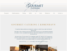 Tablet Screenshot of gourmet-catering.dk